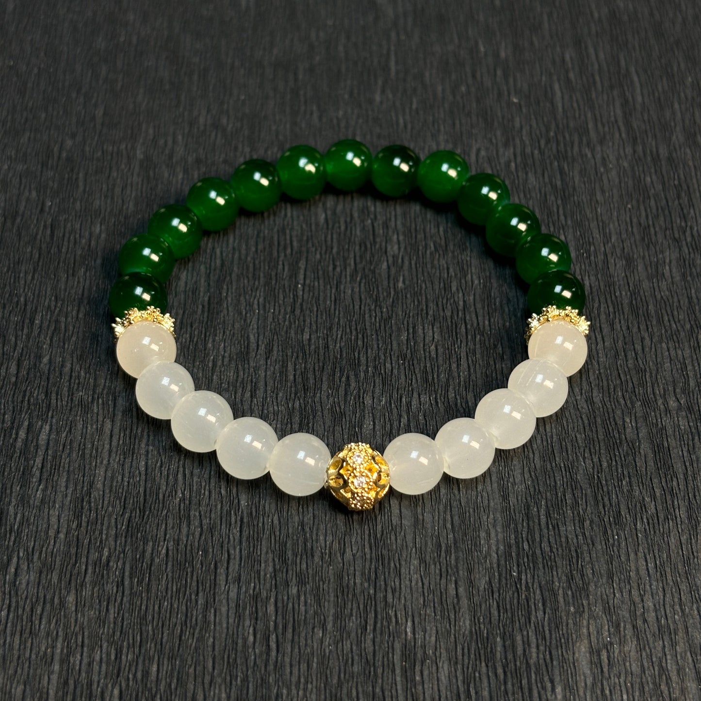 8mmForest crystal bracelet, curative health, protection of body and mind, energy stability